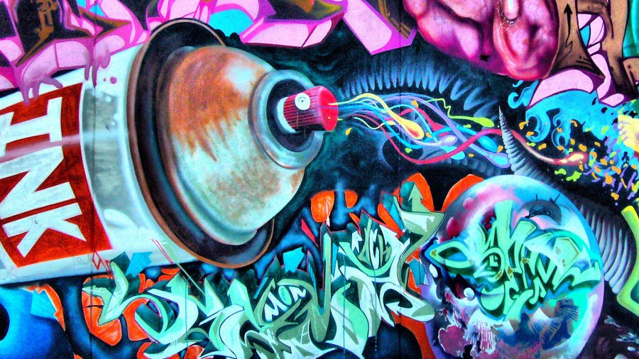 Primer concurso de graffitis en el parque Santa Martha