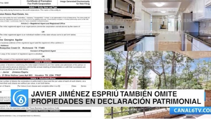 A unas semanas la Secretaria Olga Sanchez Cordero de no agregar en su declaración patrimonial una propiedad en Estados Unidos, de igual forma lo hizo el Secretario de Comunicaciones y Transportes Javier Jiménez Espriú