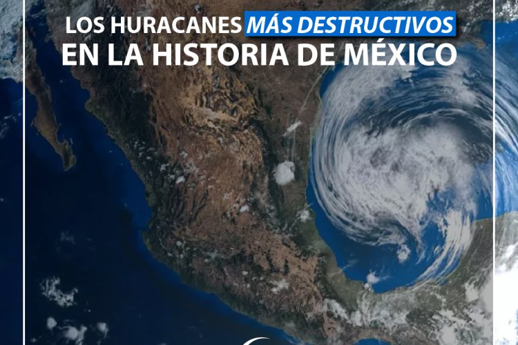 Infografía: Los huracanes más destructivos en la historia de México