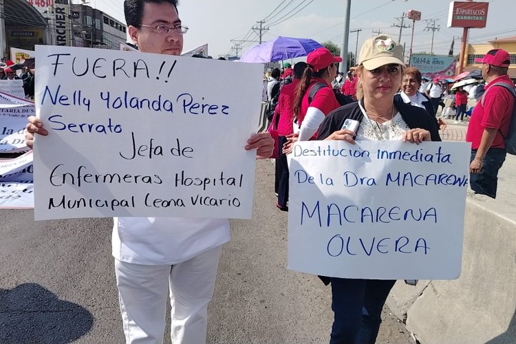 Trabajadores del sector salud retiran bloqueos en el Edomex