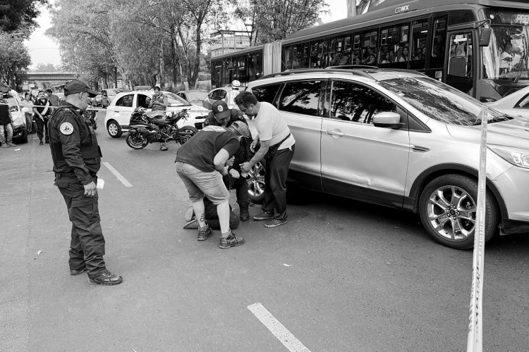 Por hacer acrobacias muere motociclista en la alcaldía Coyoacán