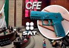 Aprueban que empleados de CFE, Pemex y otras instituciones porten armas de fuego