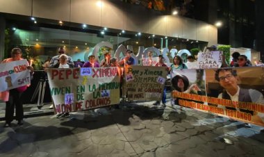 Con mitin piden justicia durante funeral de funcionarios asesinados en Tlalpan