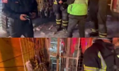 Explosión e incendio en Mercado de Sonora deja varios lesionados