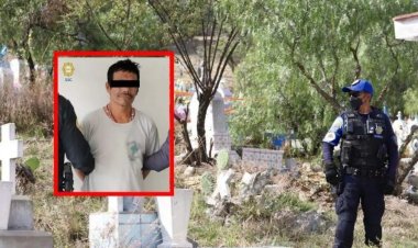 Detienen a sujeto que profanaba tumbas en Iztapalapa
