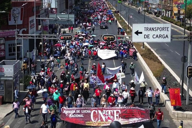 Anuncian megamarcha por Día del Maestro en la CDMX; habrá cierres viales