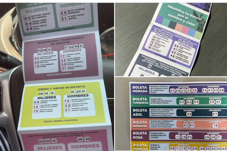 A días de la elección judicial, INE ordena detener distribución de ‘acordeones’