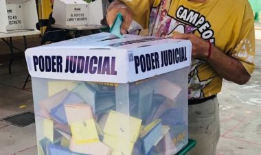 Hasta el 10 de junio se tendrán resultados de comicios del poder judicial
