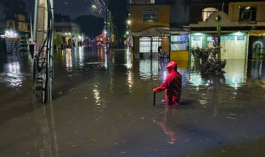 lluvias nuevamente inundan el oriente del Edomex; Ixtapaluca de los más afectados