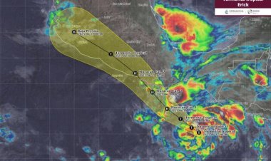 PC alerta por posible impacto en Oaxaca y Guerrero de tormenta tropical Erick
