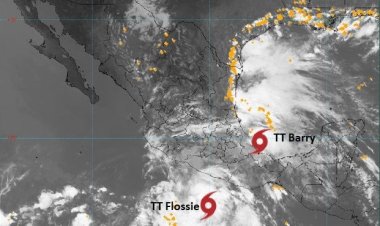Se forman las tormentas tropicales Flossie en el Atlántico y Barry en el Pacífico