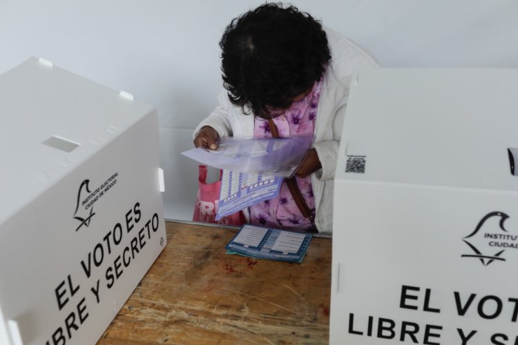 Galería: Desangelada concurrencia en votación del poder judicial en México