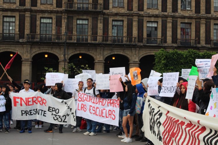 La FNERRR exige solución inmediata a demandas estudiantiles en Ixtapaluca y Oaxaca