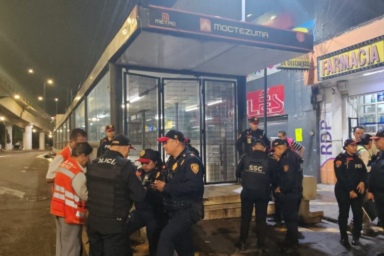 Muere mujer al interior del Metro Moctezuma de la Línea 1