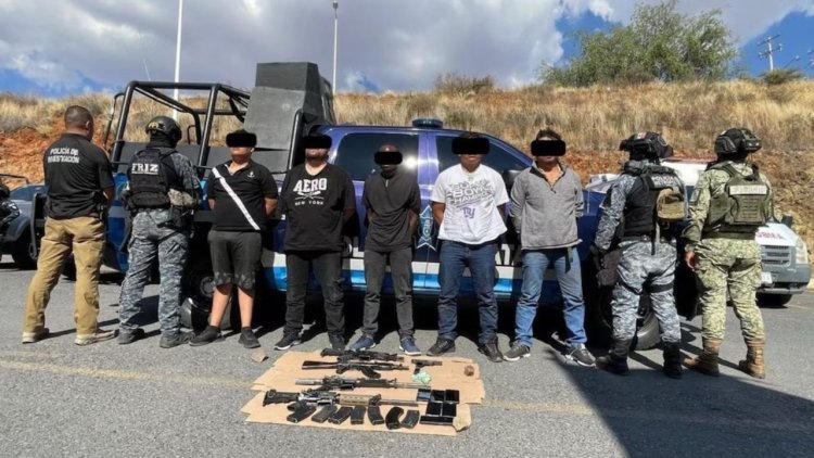 Desarticulan presunta célula delictiva del CJNG que operaba en Zacatecas