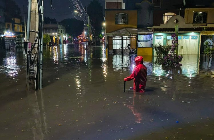 lluvias nuevamente inundan el oriente del Edomex; Ixtapaluca de los más afectados