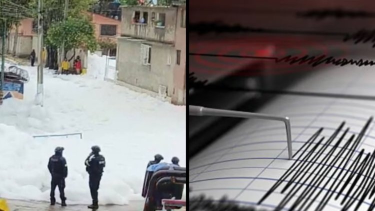 Primero inundaciones y espuma tóxica, ahora microsismos sacuden a Naucalpan, Edomex