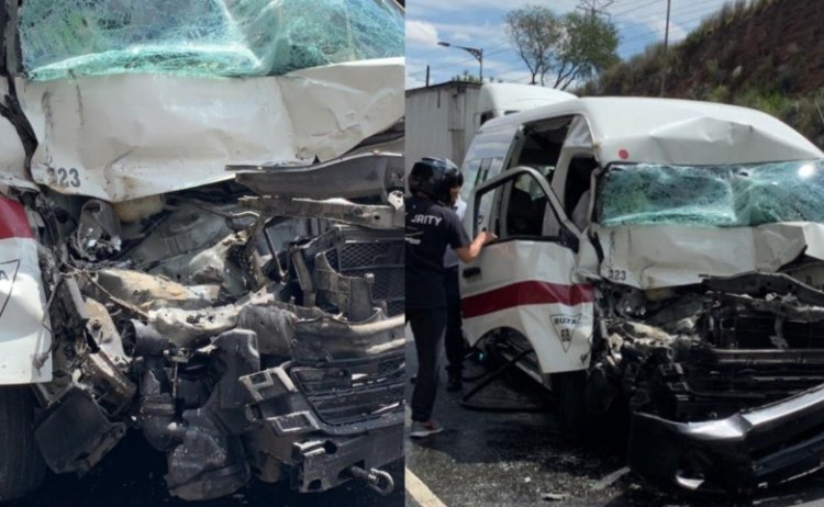 Al menos 14 heridos dejó accidente de transporte público en la México-Pachuca