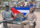 Convocan a protesta pacífica en Jardín Tabacalera para exigir la reposición de estatuas de Fidel Castro y Ernesto 