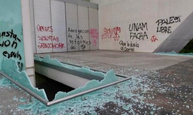 UNAM condena actos de destrucción en CU durante marcha contra la gentrificación; presentarán denuncia