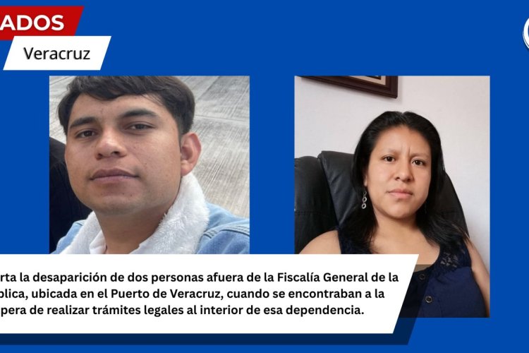 Reportan la desaparición de dos jóvenes frente oficinas de FGR en  Veracruz