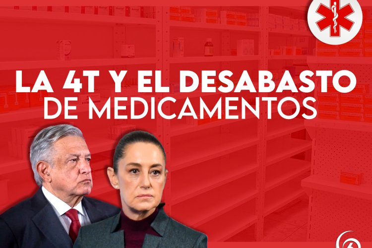 Infografía: La 4T y el desabasto de medicamentos