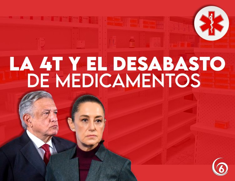Infografía: La 4T y el desabasto de medicamentos