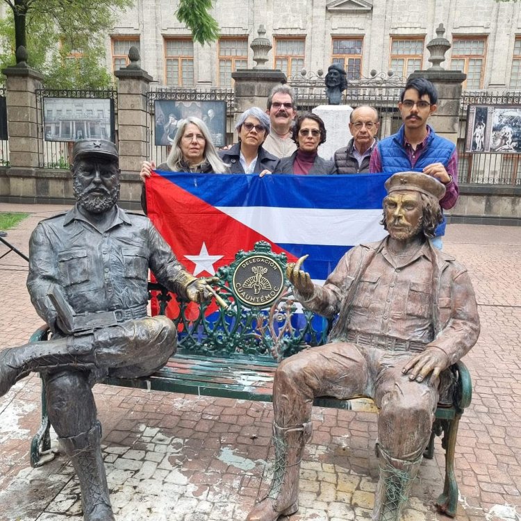 Convocan a protesta pacífica en Jardín Tabacalera para exigir la reposición de estatuas de Fidel Castro y Ernesto "Che" Guevara