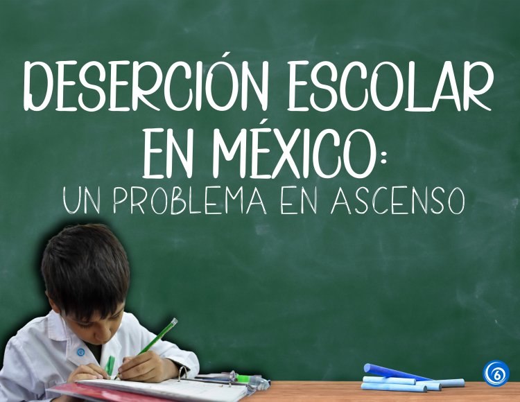 Infografía: Deserción escolar en México, un problema en ascenso