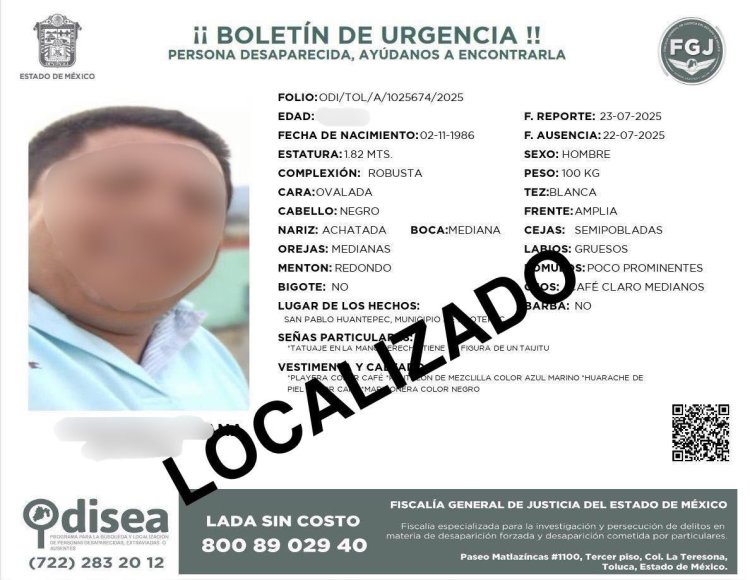 Localizan a líder de agrupación de transportistas que había sido secuestrado en el Edomex
