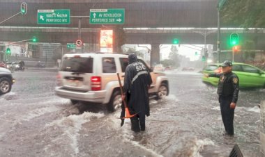 Fuertes lluvias colapsan la CDMX; centro y oriente zonas más afectadas