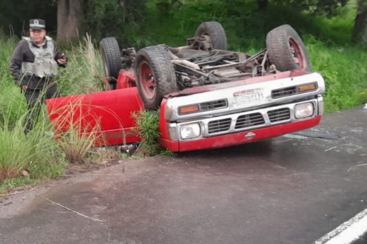 Accidente en la carretera Toluca–Zitácuaro deja un adulto mayor sin vida