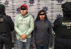 Detienen a pareja por robo a transeúnte en plaza comercial de Texcoco