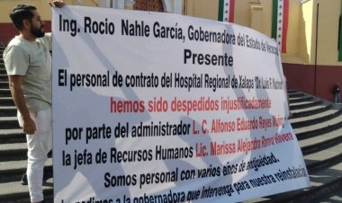 Hospital Regional “Luis F. Nachón” de Xalapa despidió a personal sin justificación ni liquidación