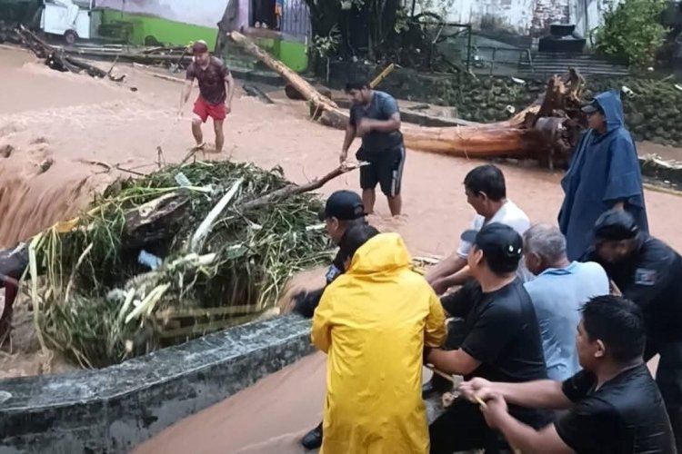 Fuertes lluvias dejan afectaciones en Tapachula, Chiapas