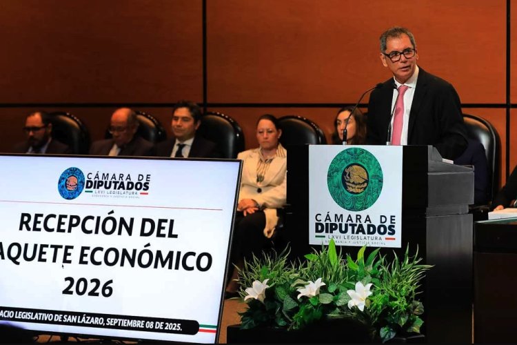 Hacienda entrega al Congreso el Paquete Económico 2026