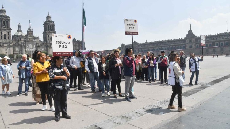 Así se vivió el Segundo Simulacro Nacional 2025 en la capital mexicana