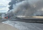Choque y explosión de pipa ocasiona cierre en la México-Puebla