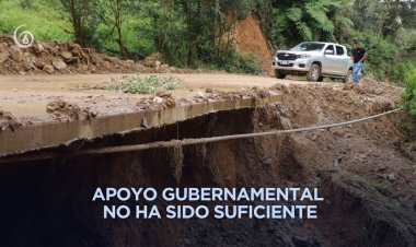 Continúan afectaciones en Ayohuixcuautla tras lluvias en la Sierra Norte de Puebla