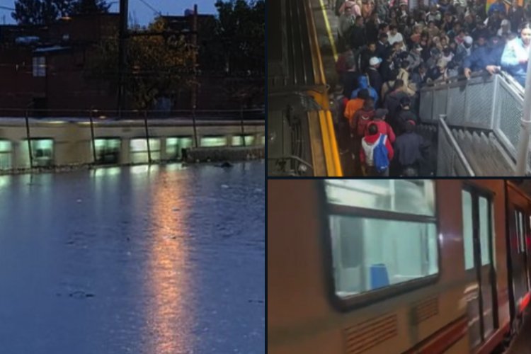 Nuevamente por las lluvias Línea A del Metro tuvo que suspender servicio