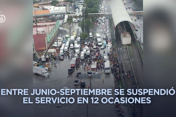 Línea A del Metro la más afectada durante temporada de lluvias 2025