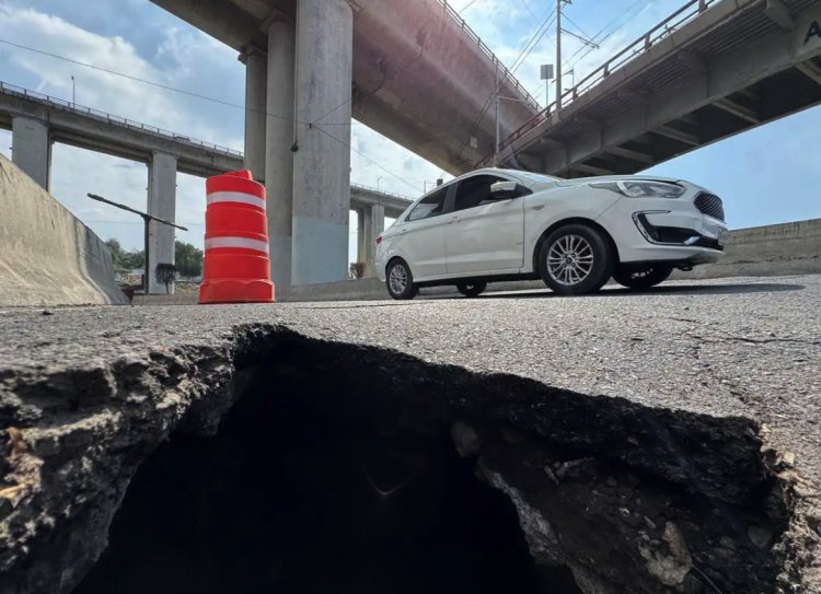 Autoridades de la CDMX desmienten que haya un socavón en el puente de la Concordia