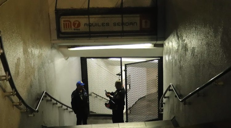 Muere mujer tras ser golpeada por el tren en el Metro Aquiles Serdán