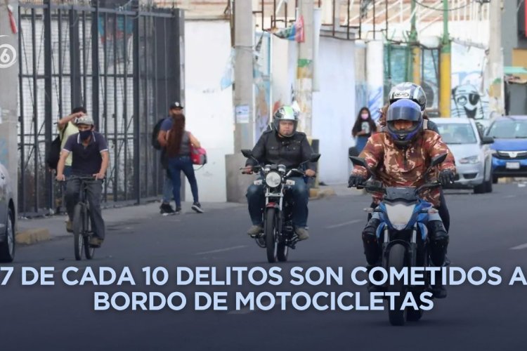 Crecen robos y accidentes en el Edomex por uso de motocicleta