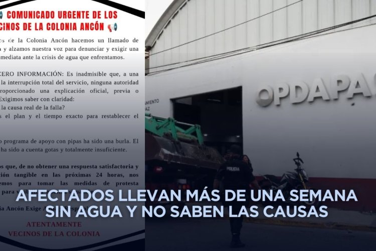 Vecinos de La Paz denuncian falta de información oficial ante desabasto de agua