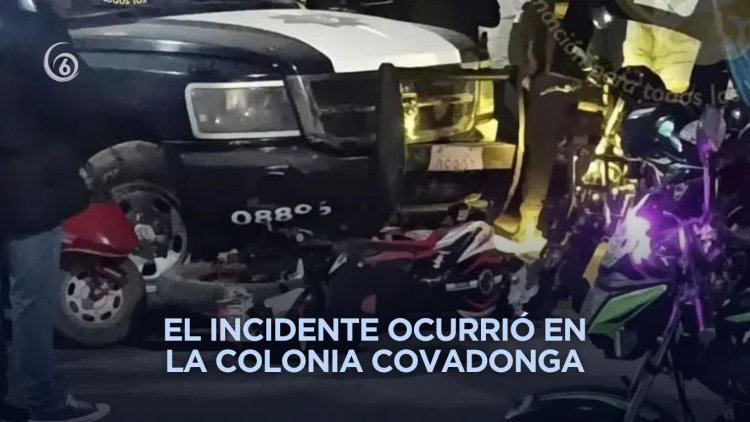 Policías estatales en presunto estado de ebriedad atropellan a motociclista en Chalco