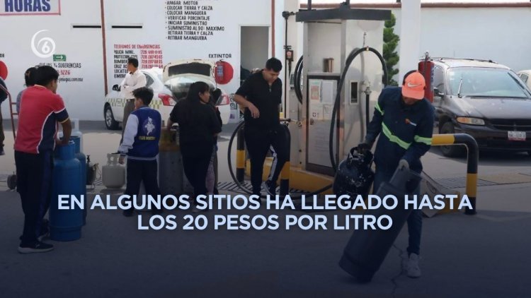 Escasez de gas LP provoca incremento de precio en municipios del Edomex