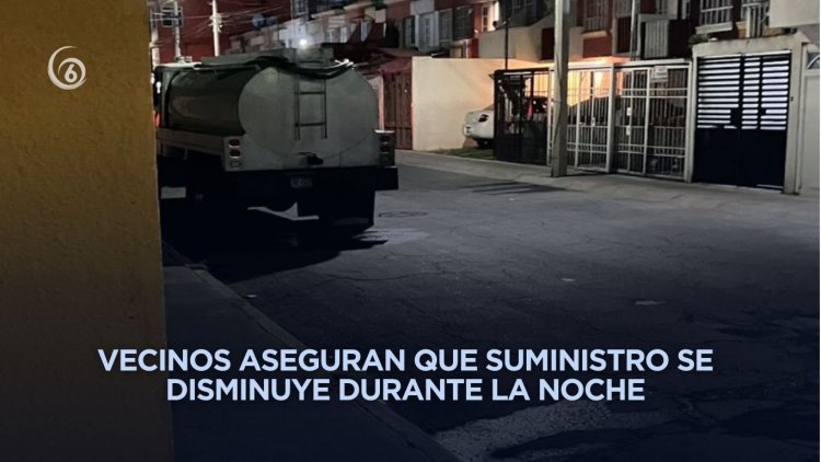 Denuncian presunto robo de agua en pozo de Los Héroes, Tecámac