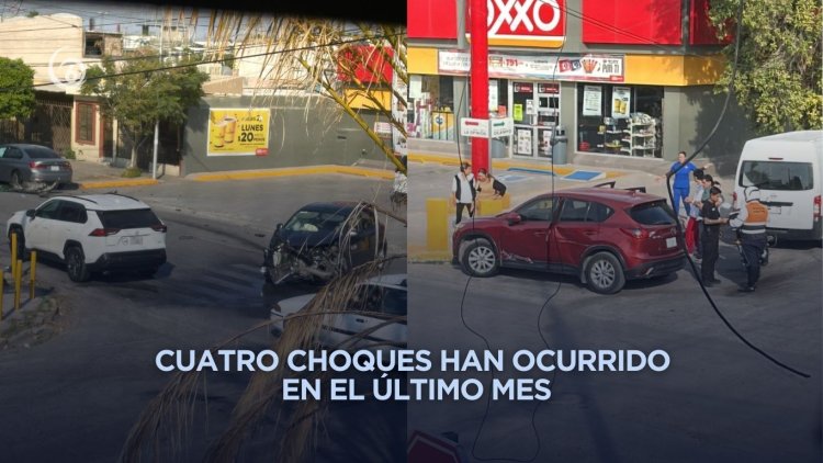 Piden semáforo en crucero de Torreón tras múltiples choques