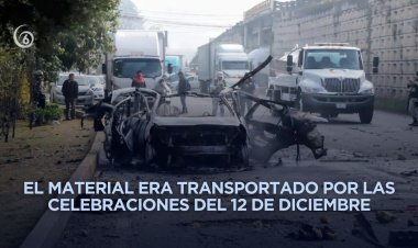 Explosión de coche que transportaba pirotecnia deja tres heridos